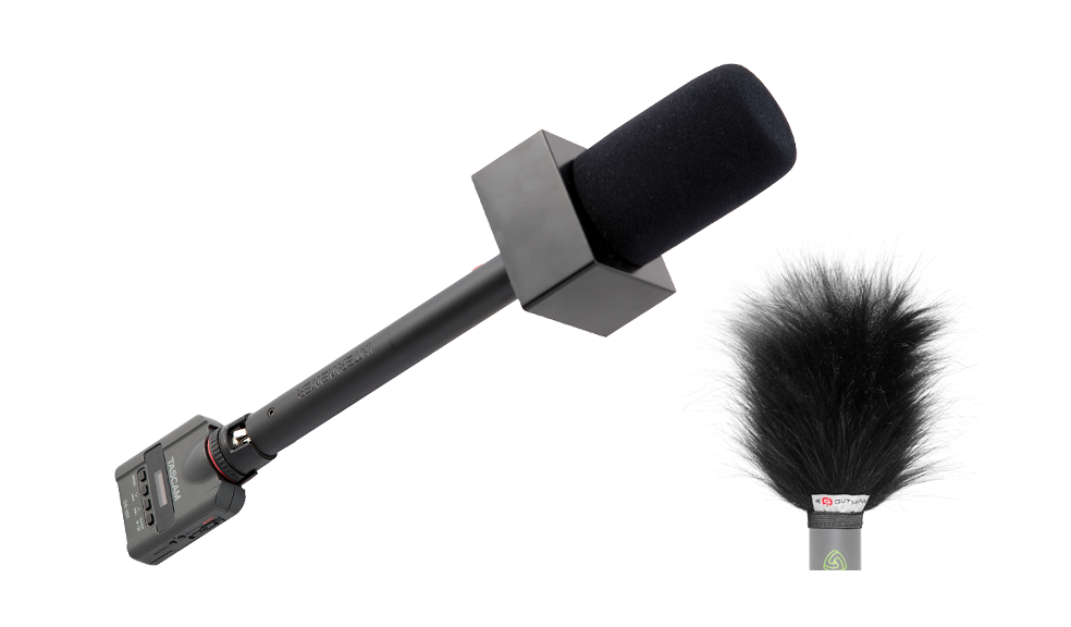 Lewitt Interviewer Dynamic Microphone for Radio and Podcast Field Recording with Windshield Dead Cat