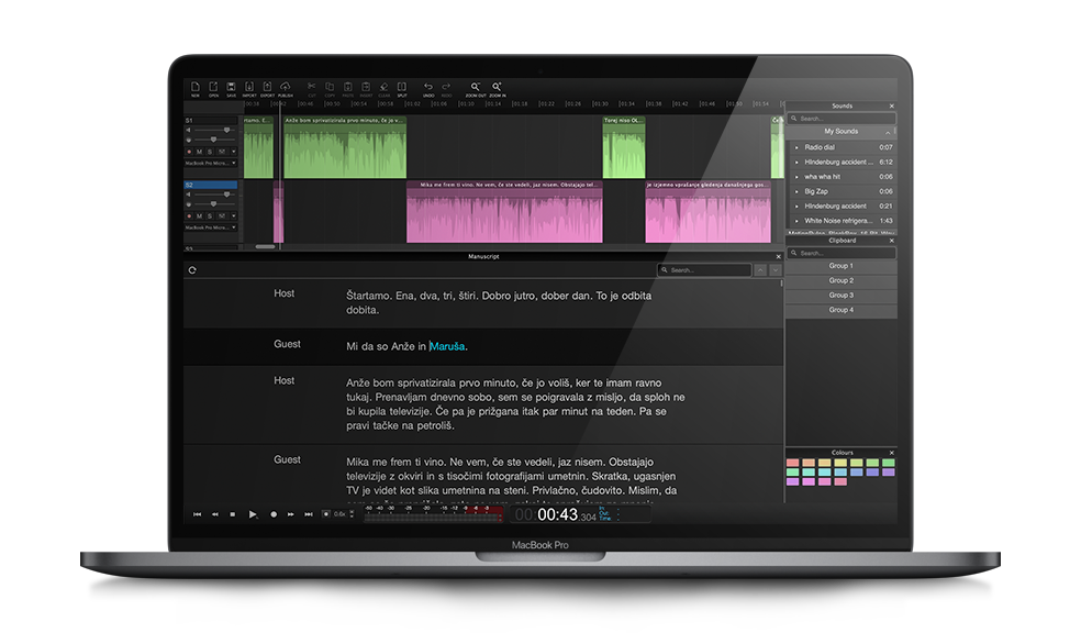 Hindenburg PRO v2, transcription, update, language models
