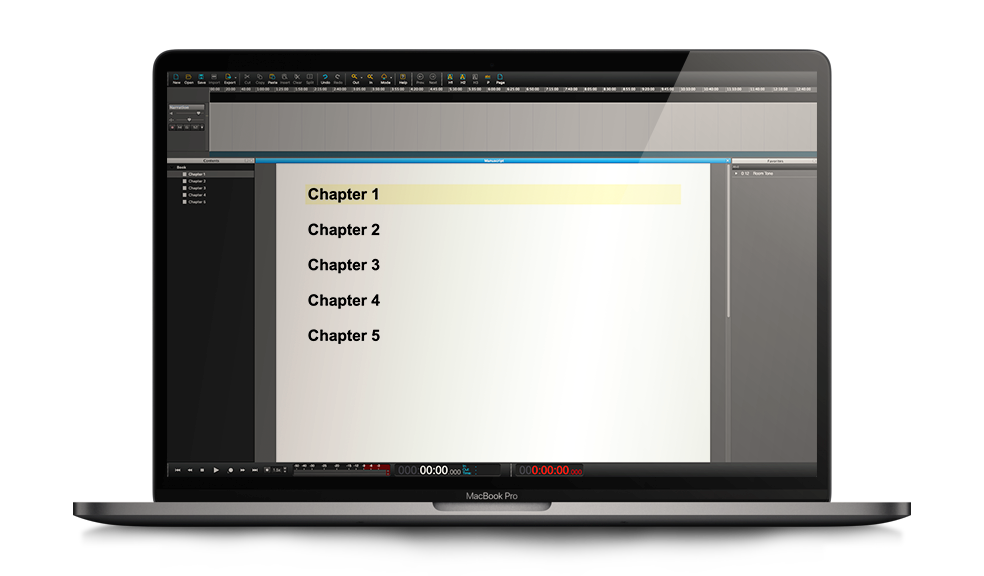 Narrator Create Structure Mac