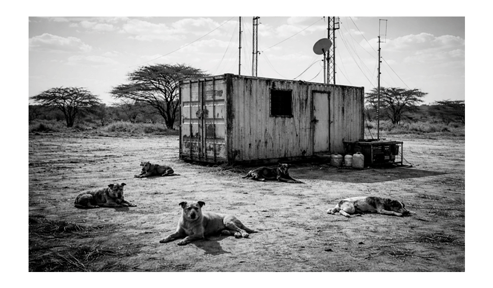 Abandoned community radio station in rural Zambia originally funded by a Danish development project