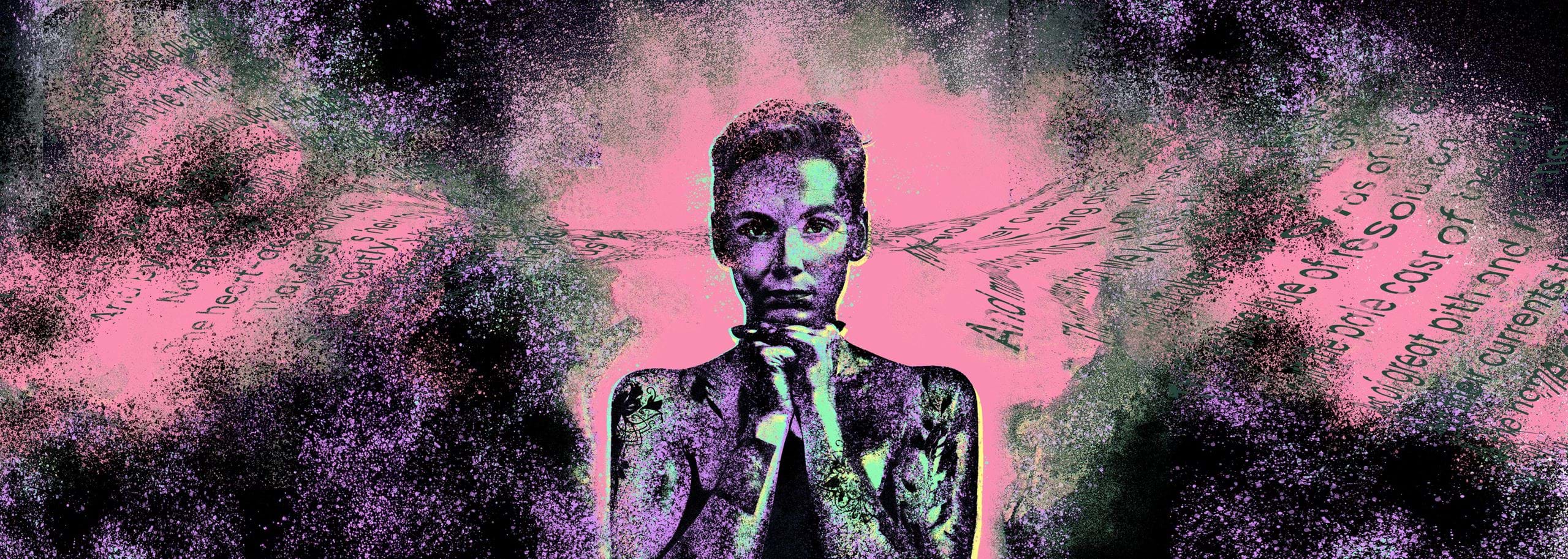 Long format Illustration of Girl Listening | Illustration in Hindenburg Pro Colors